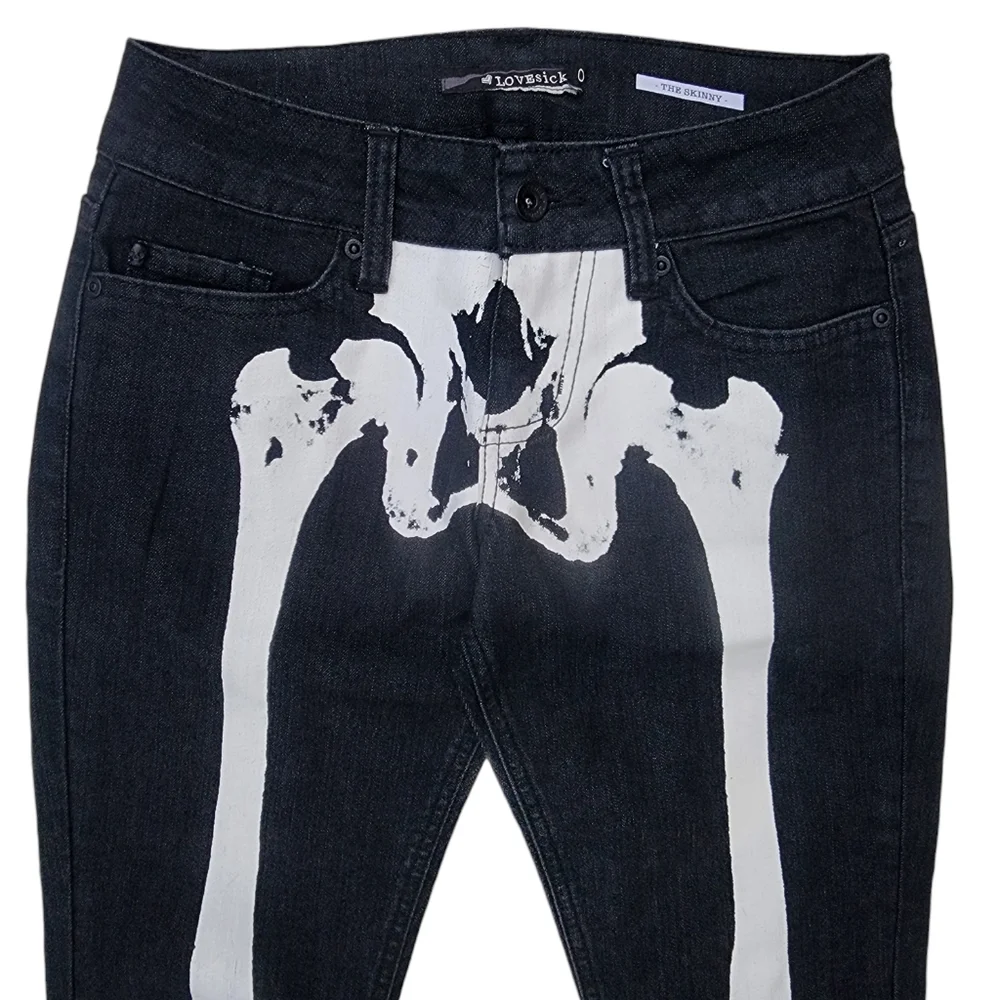 Hot Topic Lovesick Skeleton Jeans - Picture 5 of 5